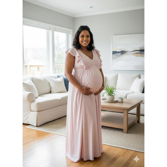 H&M Dresses & Skirts - H&M Pink Maternity Dress Size XXL